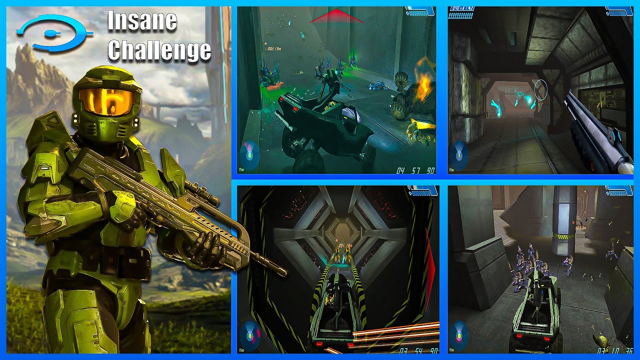 Halo CE: Insane Challenge Mod - The Maw - YouTube