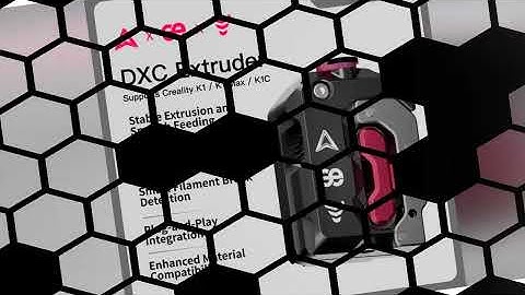 Phaetus DXC Extruder Without Motor Extrusion Mechanism Kit For CREALITY K1 K1C K1 Max 3D Printer Par