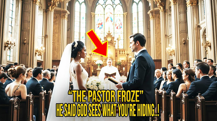 Pastor Stopped the Wedding When He Noticed Something About the Black Bride — One Whisper Revealed...