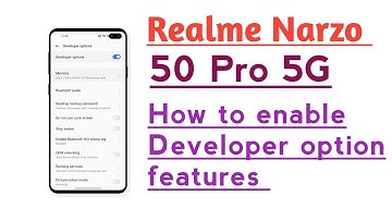 Realme Narzo 50 Pro 5G How to enable Developer option features