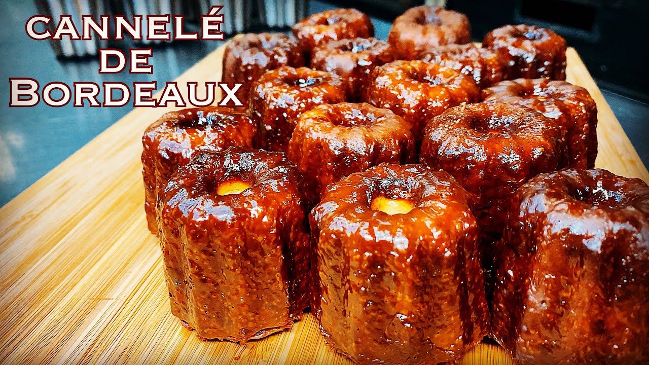 Canelé de Bordeaux] How to make canelé at a candy store & recipe