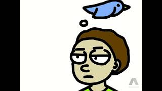 Bird Poops On Mortys Head Animation