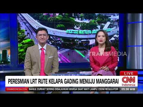 Inauguration of the Kelapa Gading to Manggarai LRT Route | REDAKSI PAGI (09/26/17)