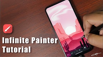 Infinite Painter Tutorial: Beautiful Landscape Illustration (android)