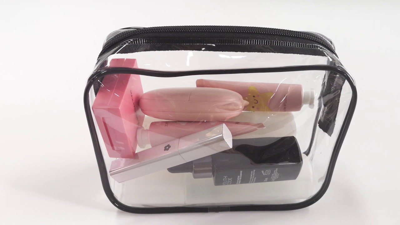 TSA Approved Toiletry Bag, Packism Clear Makeup Bag ...