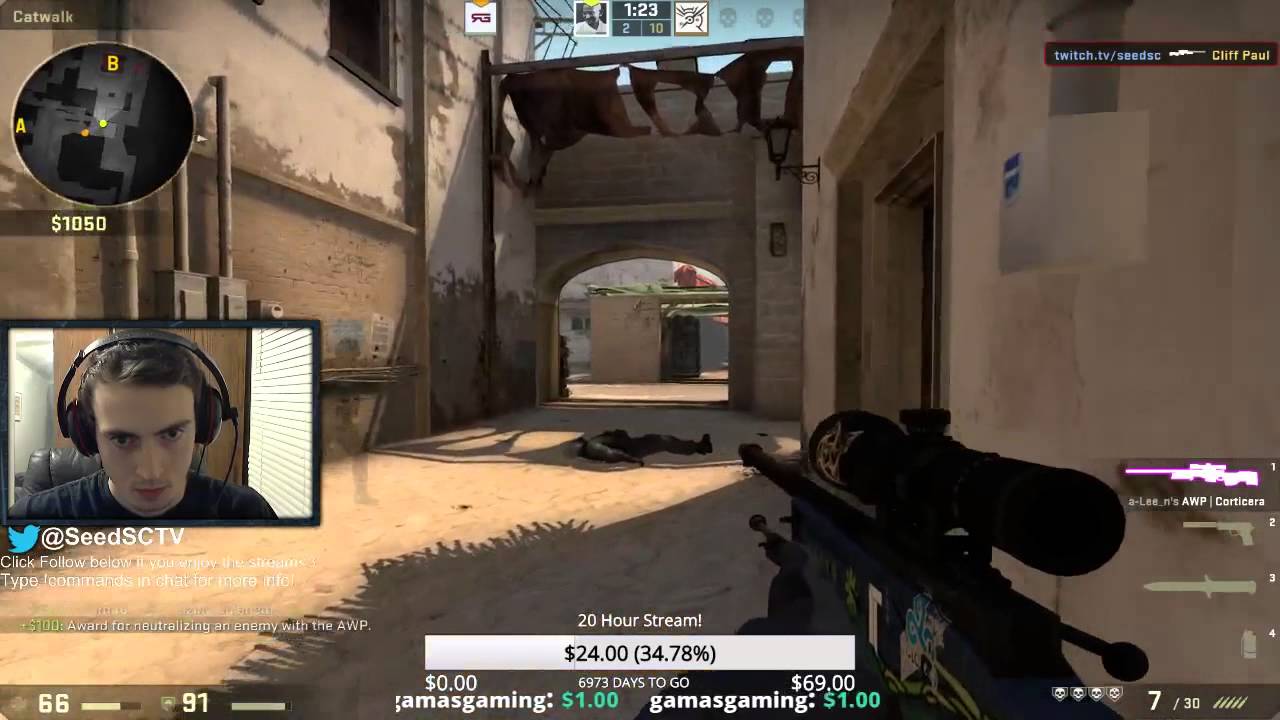 Ace on Mirage Clutch - Seed CSGO