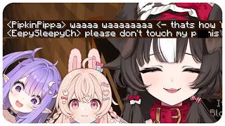 Pippa and Sleepy crash Bibi's Minecraft stream | Phase Connect
