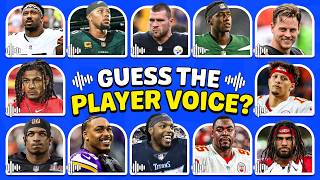 Guess the NFL Player by Their Voice? 🏈🔊 25 Players Quiz | Sports Quiz USA