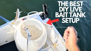 The BEST DIY Live bait tank setup!!!