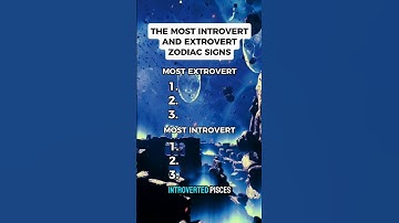 Most Introvert and Most Extrovert Zodiac Signs #youtubeshorts #youtube #shorts #shortvideo #2025