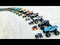 MONSTER JAM HOT WHEELS BIG & LITTLE MONSTER TRUCK SLIDE | 괴물 잼 뜨거운 바퀴 큰 & 작은 괴물 트럭 슬라이드