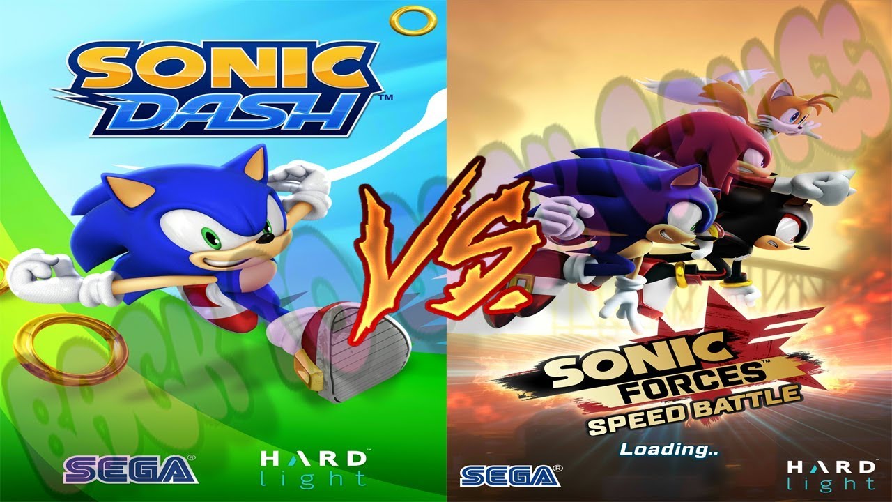 Sonic Dash vs Sonic Forces Speed Battle Gameplay For All Kids And ...