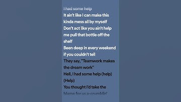 Thumbnail of Post Malone - i had some help - Morgan Wallen #lyrics #music #song # #postmalone #shorts #shortvideo