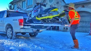 EASY Snowmobile Load!!