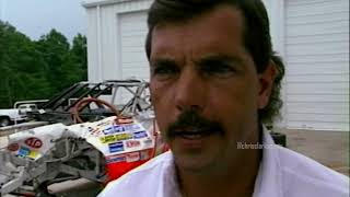 Daytona Crash Aftermath 1991 – Darrell Waltrip Walks Away from Mangled Wreck