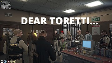 Gunner Reads A Note From April To Toretti In A PD Meeting KEKW. | NoPixel GTA RP