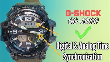 How To Synchronize Digital and Analog Time G-SHOCK GG-1000 Mudmaster