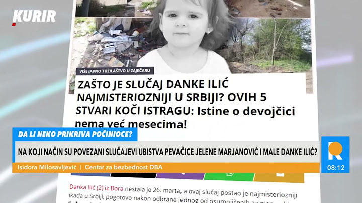 DVA NAJMISTERIOZNIJA SLUČAJA - Šta je zajedničko povodom nestanka Danke Ilić i Jelene Marjanović?