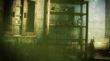 Resident Evil Remake Lab Corridor - Realtime Environment Blender Eevee