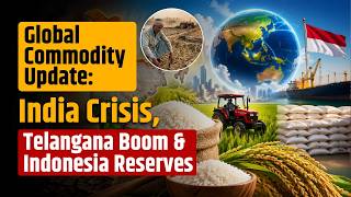 Global Commodity Update India Rice Crisis, Telangana Boom Indonesia Record Reserves
