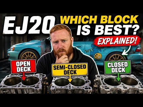 EJ20 Open Deck vs Semi-Closed Deck vs Closed Deck | Which Subaru Engine Block Is Best?