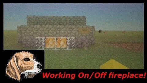 Working On/Off fireplace for Minecraft Xbox 360, and Xbox one! Minecraft redstone tutorial!!!