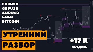 Утренний разбор BITCOIN, EURUSD, GBPUSD, GOLD 17.04