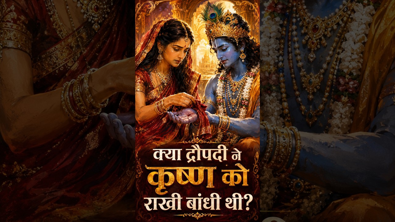 Kya Dropadi Ne Shri Krishna Ko Rakhi Bandhi Thi?  #rakhi #rakshabandhan #dropadi  #mahakavya