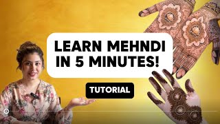 Henna Art Tutorial For Beginners Lesson 1 How To Apply Henna Like A Pro
