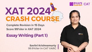 XAT 2024 Crash Course | Essay Writing in XAT Exam | XAT Essay Writing (Part 1) #xat #xatessaywriting