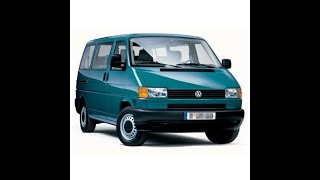 Volkswagen Transporter T4 - Stromlaufplan (German Wiring Diagram)