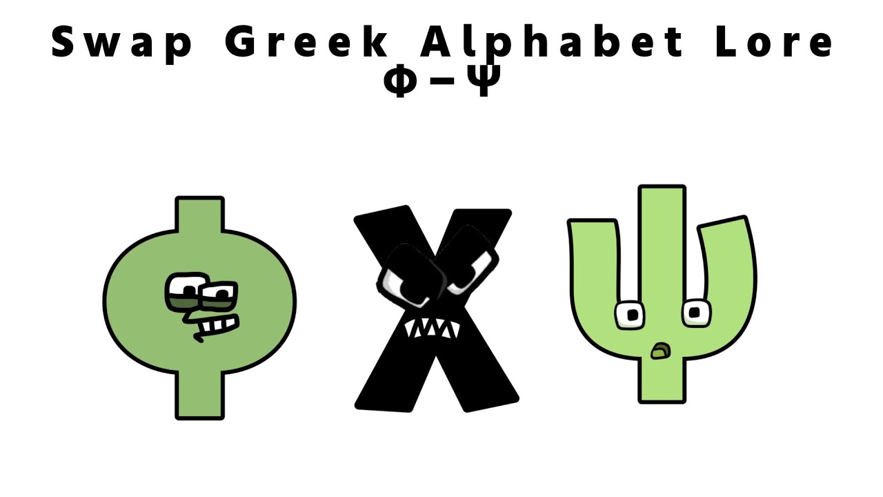 Swap Greek Alphabet Lore Φ-Ψ - YouTube