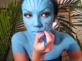 'Neytiri 'Avatar Halloween Make-upTutorial ..!!!