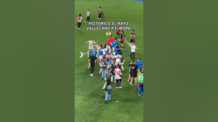 HISTÓRICO, EL RAYO VALLECANO A EUROPA 🙌🏻  #rayovallecano #viralfutbol #laliga #españa #europa