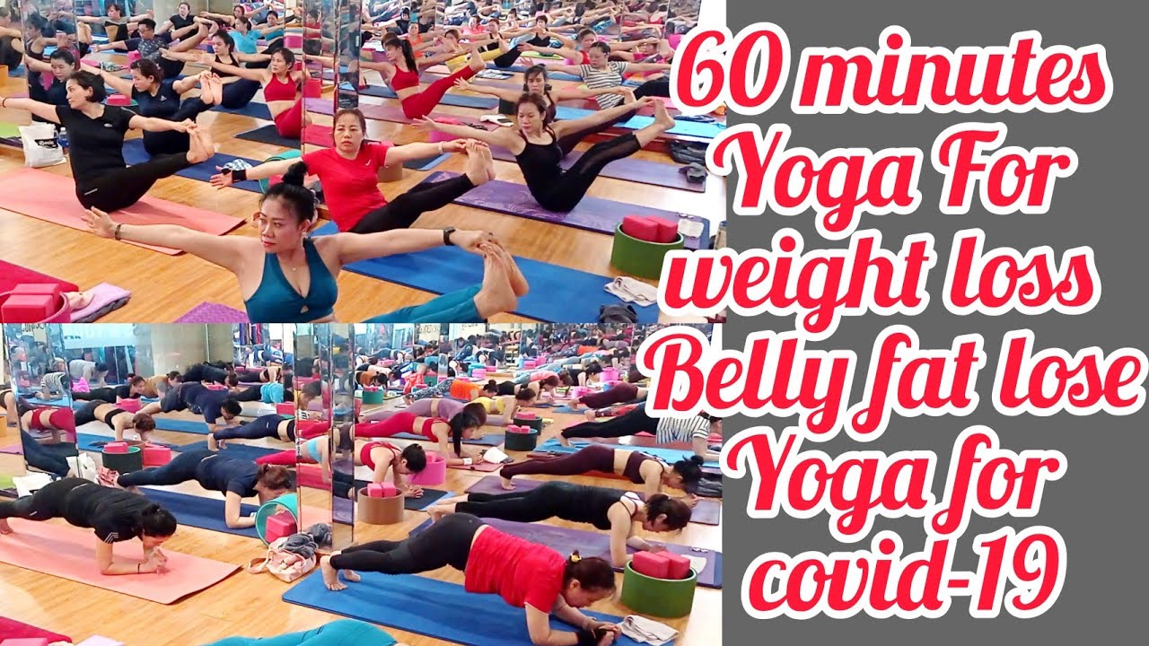 60 Minutes Best yoga class for Weight loss & Belly fat lose Yoga for