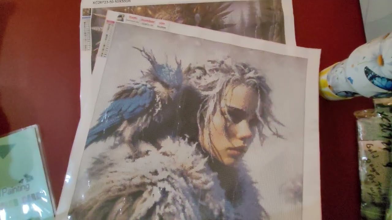 A  diamond painting Temu haul