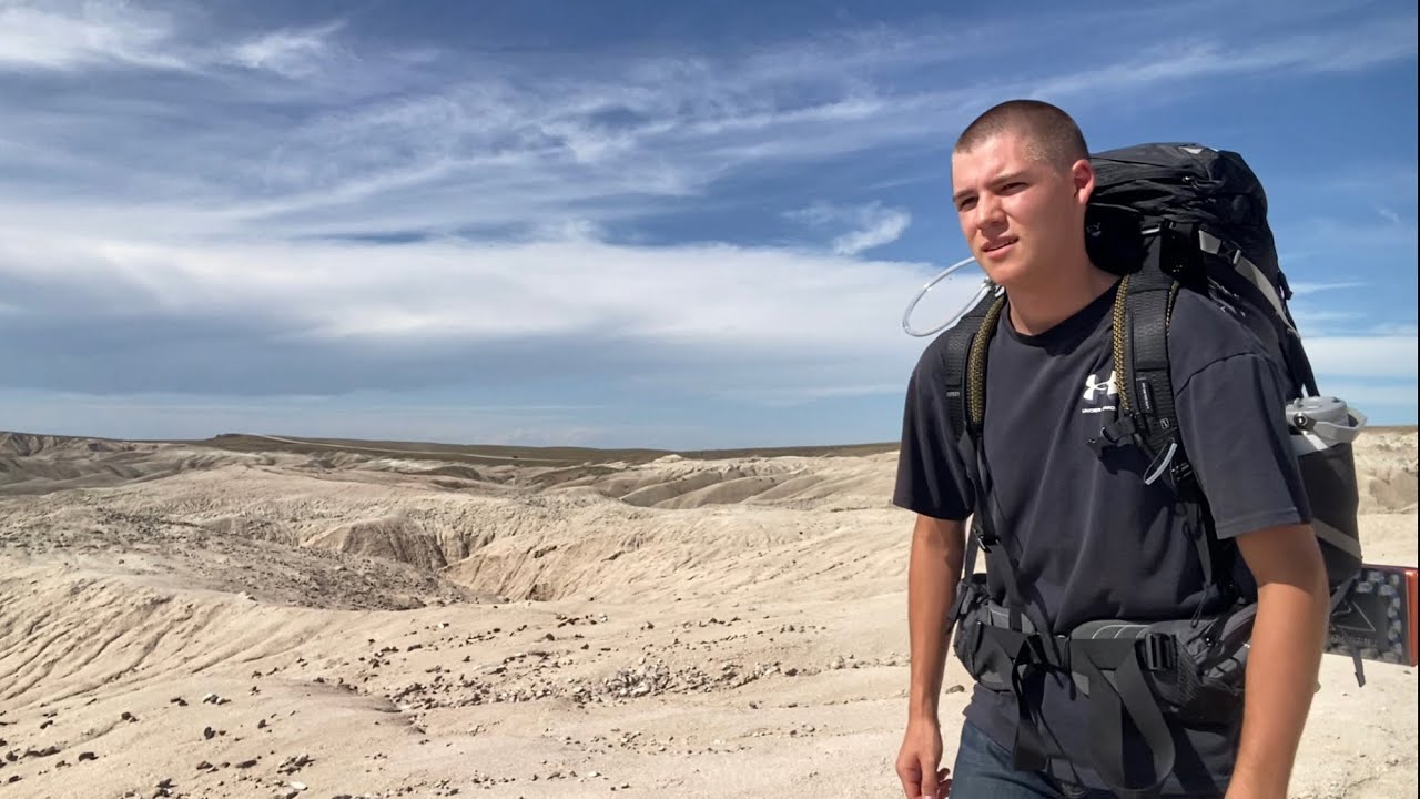 Backpacking a Day at the Badlands of South Dakota