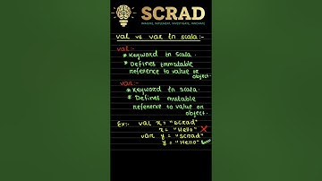 Scala || val and var keyword in Scala  #scala  #spark  #programming #programmer #shorts #viral #like