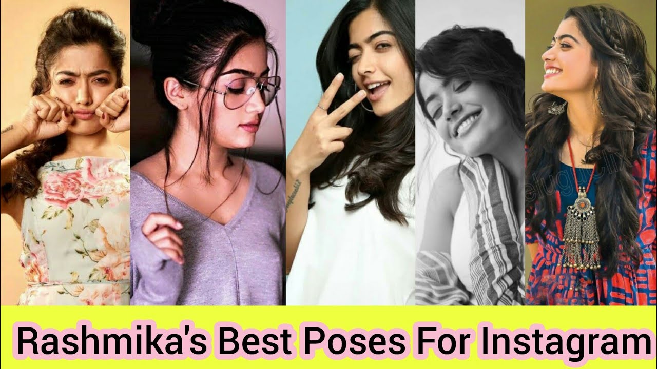 ❤Rashmika Mandanna Cute Poses For Instagram | 😘Cute Look | #rashmikamandana #cuteposes