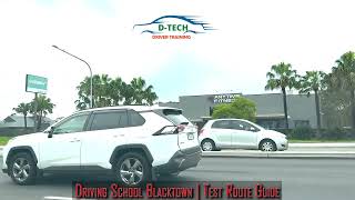 blacktown driving test routes guide dtech driver training