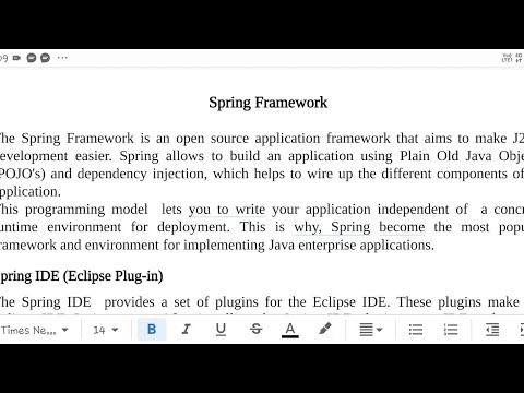 MCS4EB3 Advanced Java Programming : Module 5 - Spring Framework : Part 1 - Introduction