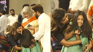 Manchu lakshmi Hilarious Fun With Allu Arjun Daughter ALlu Arha | Allu Kanakaratnam Pedda Karma