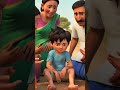 एक गांव मे माता पिता अपने बच्चो के साथ रहते थे#cartoon#short#story#video#animation