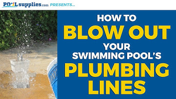 How to Blow Out Your Swimming Pool