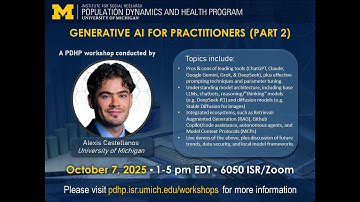 Generative AI for Practitioners Part 2 (Oct 2025) hour 2