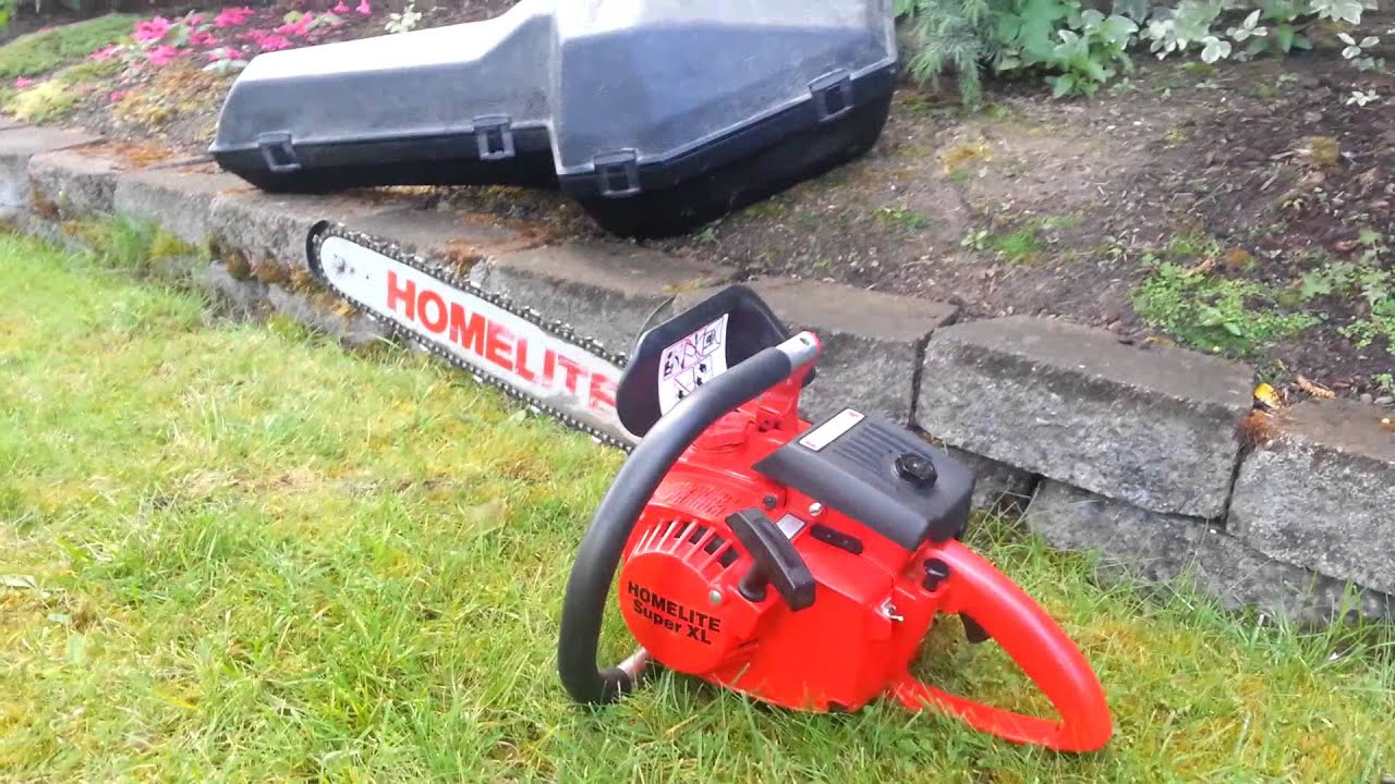 HOMELITE SUPER XL Chainsaw YouTube