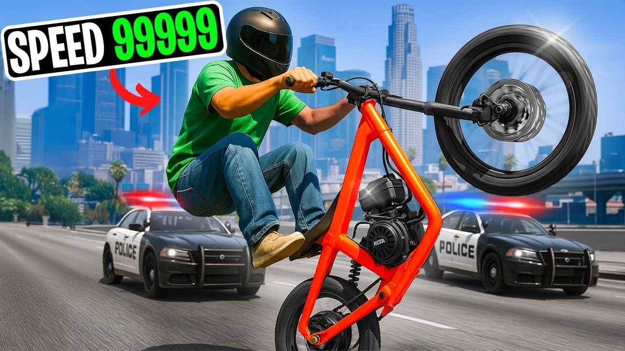 Every Time I Crash My Bike Gets Faster in GTA 5