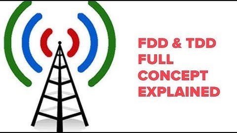 FDD & TDD Frequency division duplex & time division duplex concept of Telecom