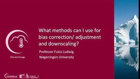 Different methods for bias adjustment and downscaling