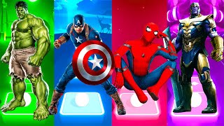 Telis Hop EDM &amp; Phonk Rush - Hulk vs Captain America vs Spider-Man vs Thanos